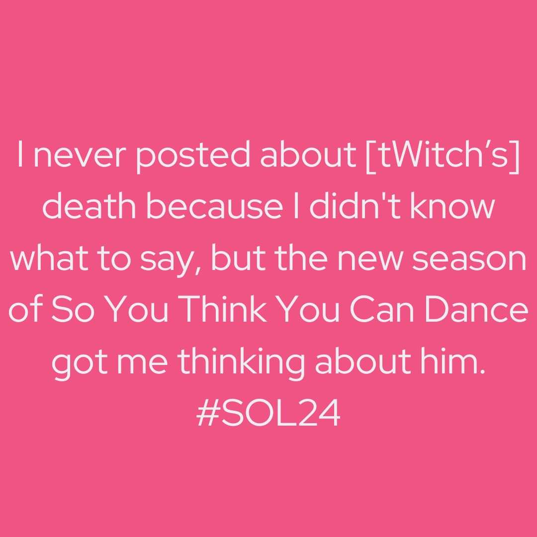 Cinder quote from blog post in white text on a pink background