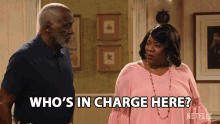 whos in charge here m dear