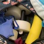 stuff in the gym bag