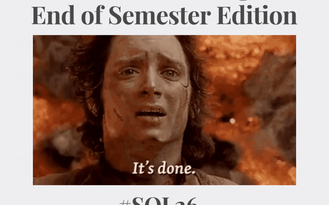 end of semester